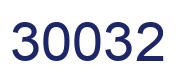 Number 30032 blue image
