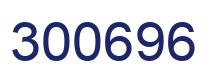 Número 300696 imagen azul