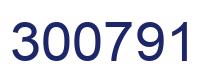 Number 300791 blue image