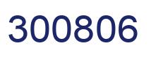 Number 300806 blue image