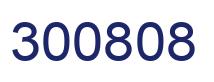 Number 300808 blue image