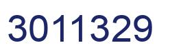 Number 3011329 blue image