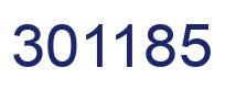 Número 301185 imagen azul