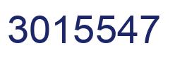 Number 3015547 blue image