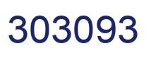 Number 303093 blue image