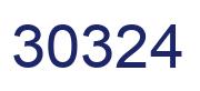 Number 30324 blue image