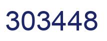 Número 303448 imagen azul