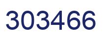 Number 303466 blue image