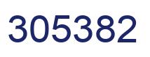 Number 305382 blue image