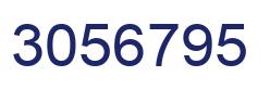 Number 3056795 blue image