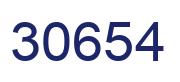Number 30654 blue image