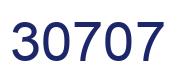 Número 30707 imagen azul