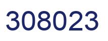 Number 308023 blue image