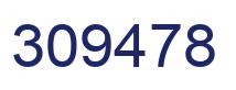 Number 309478 blue image