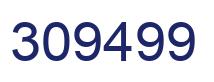 Number 309499 blue image