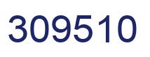 Number 309510 blue image