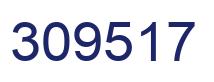 Number 309517 blue image