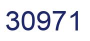 Number 30971 blue image