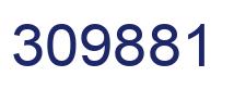 Number 309881 blue image
