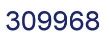 Number 309968 blue image