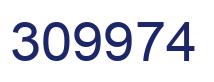 Number 309974 blue image
