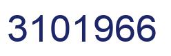 Number 3101966 blue image