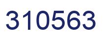Number 310563 blue image