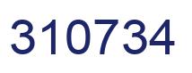 Número 310734 imagen azul