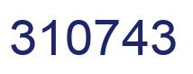 Número 310743 imagen azul