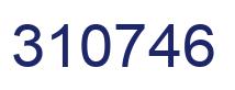 Number 310746 blue image
