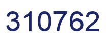 Number 310762 blue image