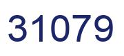 Number 31079 blue image