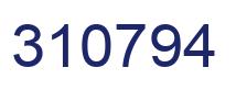 Number 310794 blue image