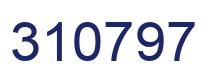 Number 310797 blue image