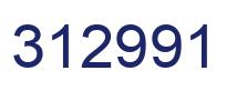 Number 312991 blue image