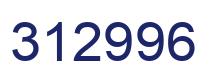 Number 312996 blue image