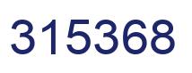 Number 315368 blue image
