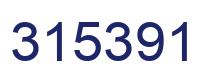 Number 315391 blue image