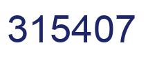 Número 315407 imagen azul