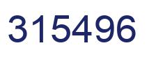 Número 315496 imagen azul