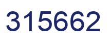 Número 315662 imagen azul
