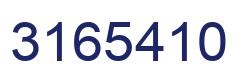 Number 3165410 blue image