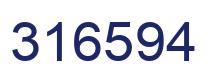 Number 316594 blue image