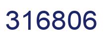 Number 316806 blue image