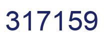 Number 317159 blue image