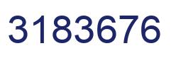 Number 3183676 blue image