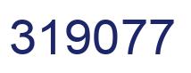 Number 319077 blue image