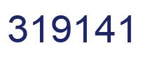 Number 319141 blue image