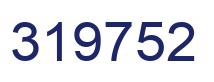 Number 319752 blue image