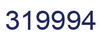 Number 319994 blue image